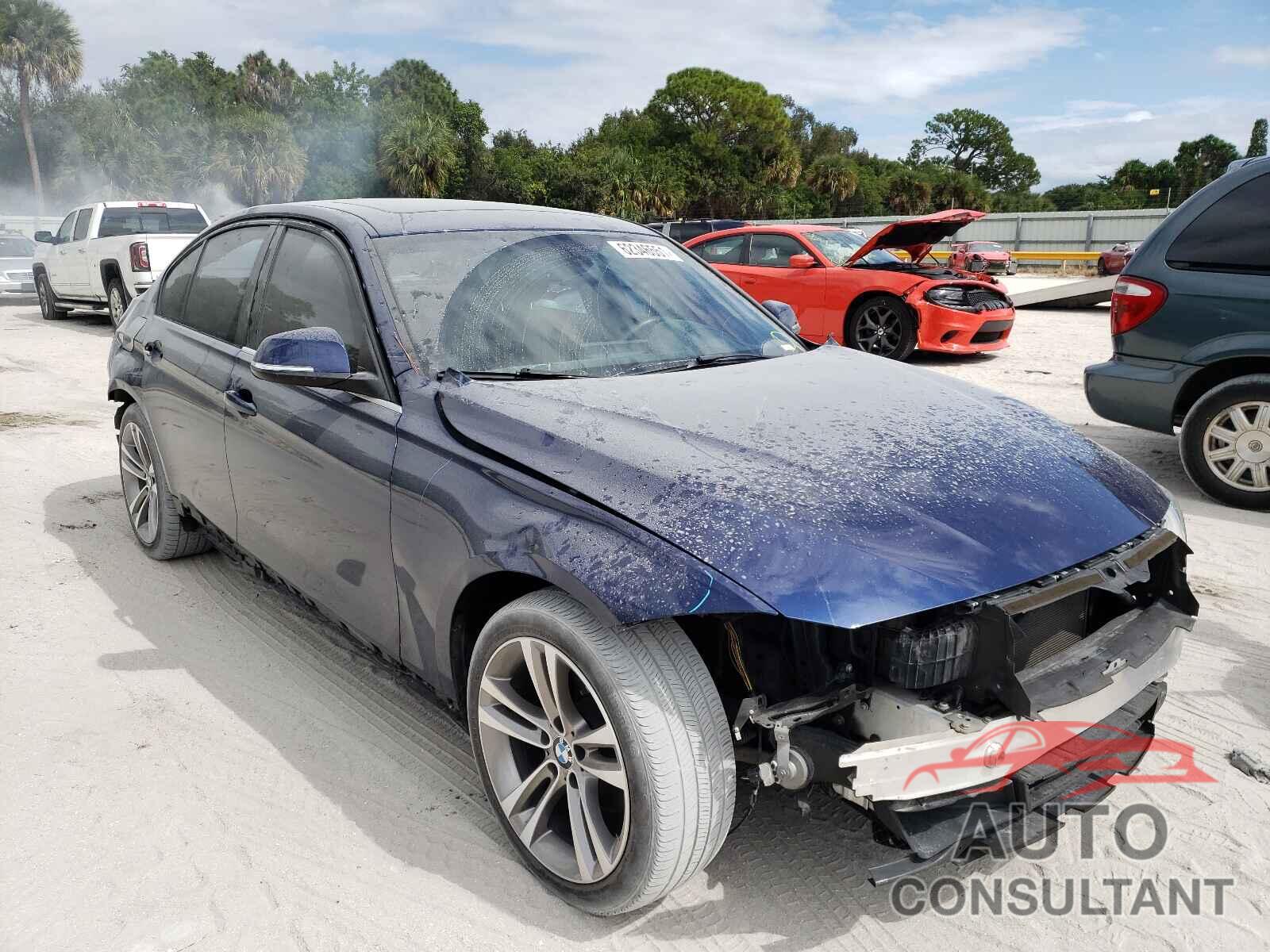 BMW 3 SERIES 2017 - WBA8B9G59HNU49935