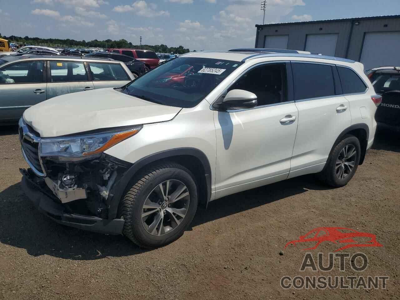 TOYOTA HIGHLANDER 2016 - 5TDJKRFH6GS321998
