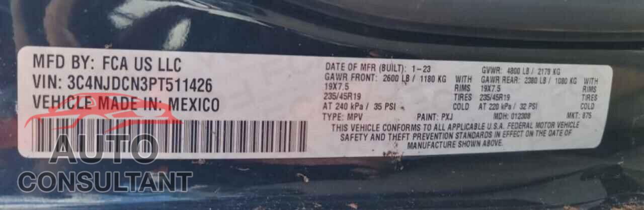 JEEP COMPASS 2023 - 3C4NJDCN3PT511426