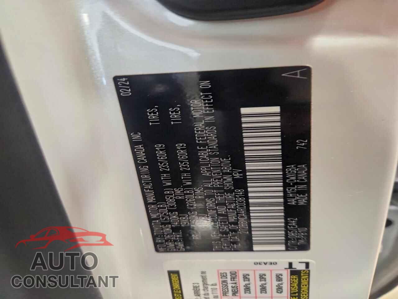 LEXUS UNKNOWN 2024 - 2T2BBMCA4RC038148