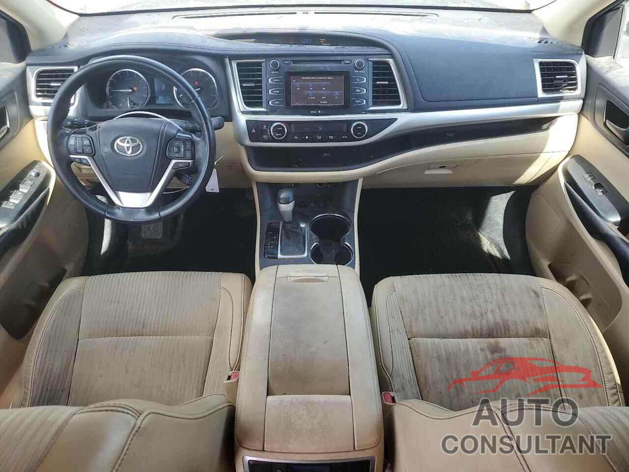 TOYOTA HIGHLANDER 2015 - 5TDBKRFH2FS131358