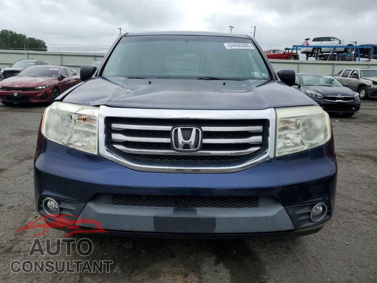 HONDA PILOT 2013 - 5FNYF4H52DB065139