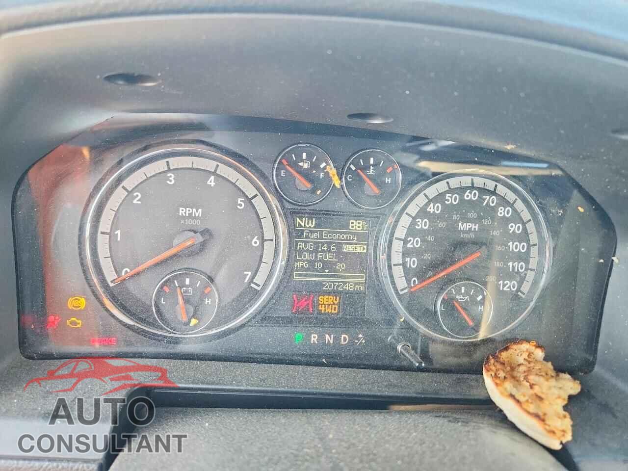 DODGE RAM 1500 2012 - 1C6RD7NT2CS315194