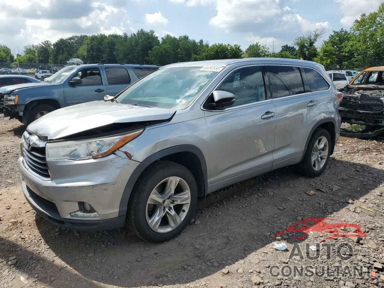 TOYOTA HIGHLANDER 2014 - 5TDDKRFH2ES006688