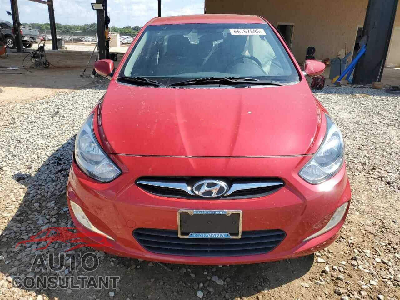 HYUNDAI ACCENT 2012 - KMHCU4AE1CU133698