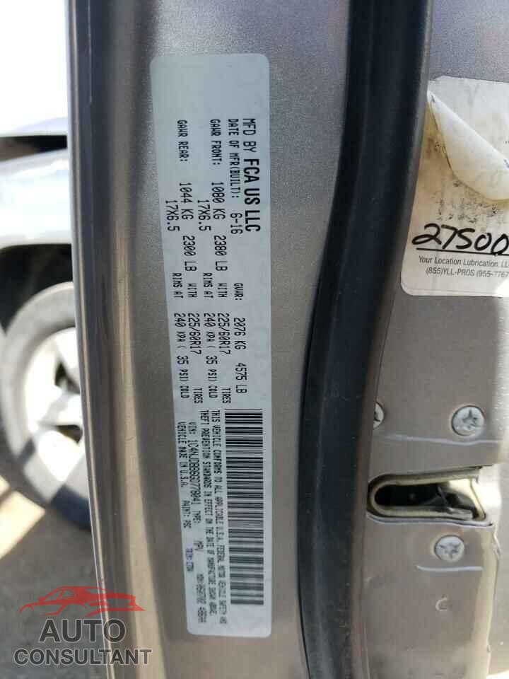 JEEP COMPASS 2016 - 1C4NJDBB6GD778041