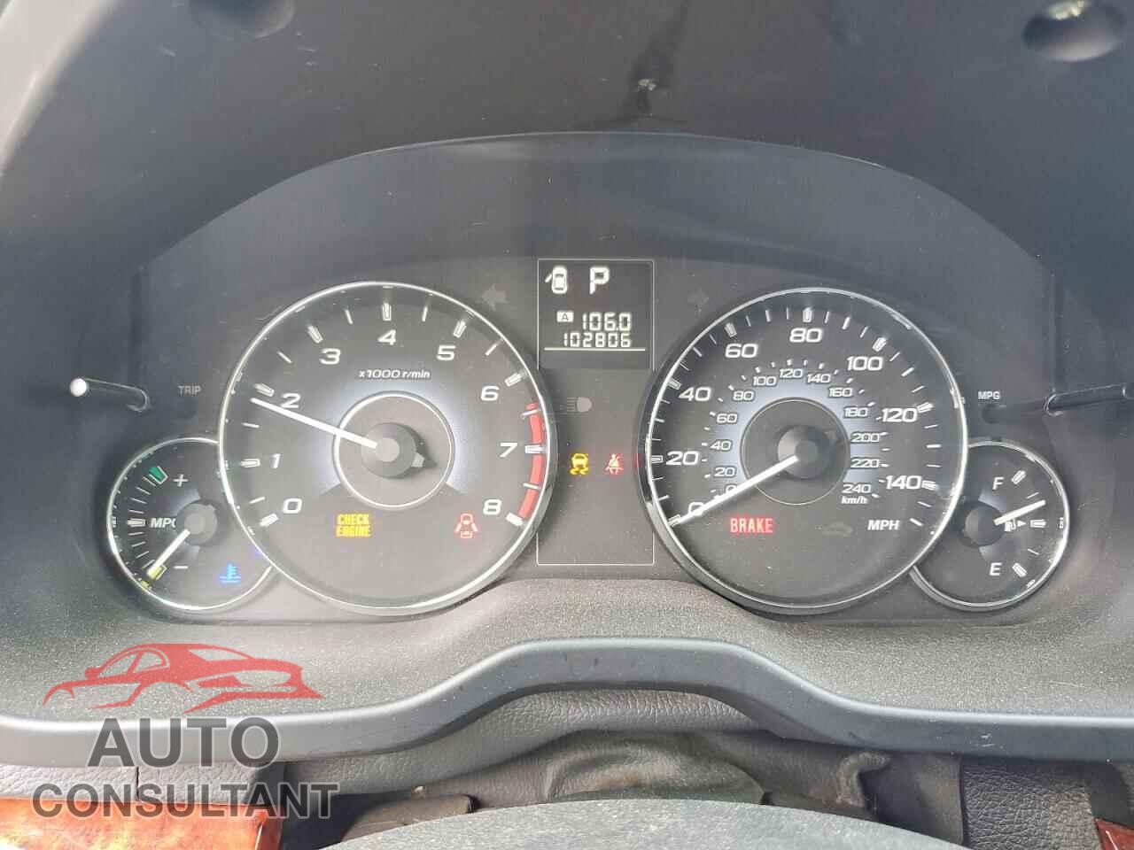 SUBARU OUTBACK 2010 - 4S4BRBKC4A3378366