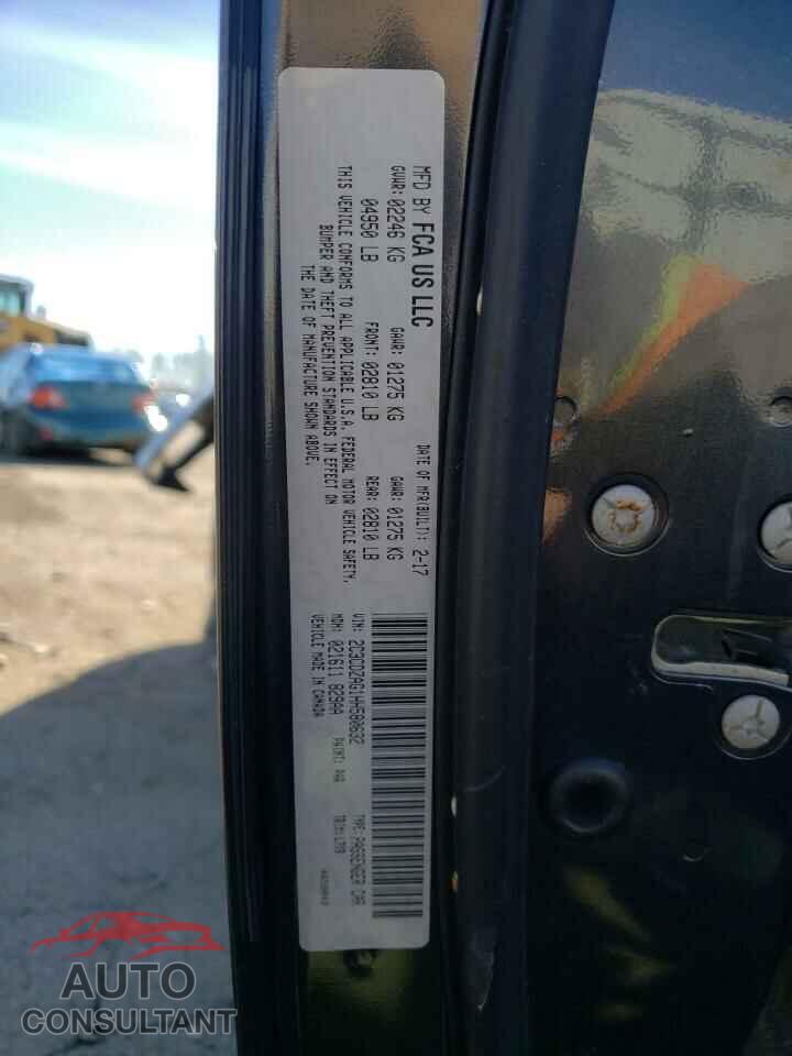 DODGE CHALLENGER 2017 - 2C3CDZAG1HH580632