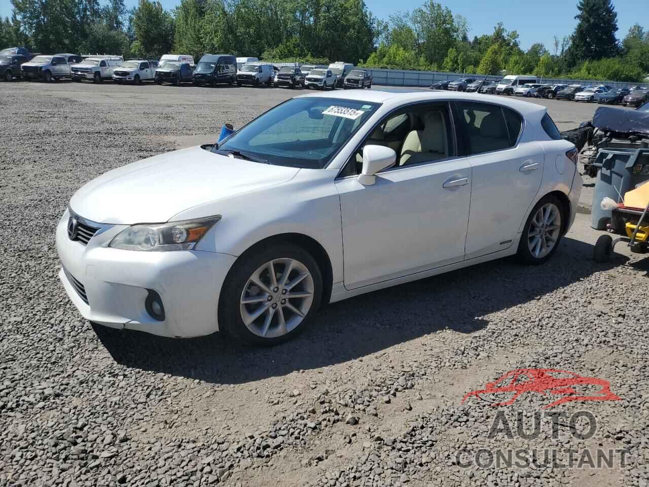 LEXUS CT 200 2012 - JTHKD5BH3C2093410