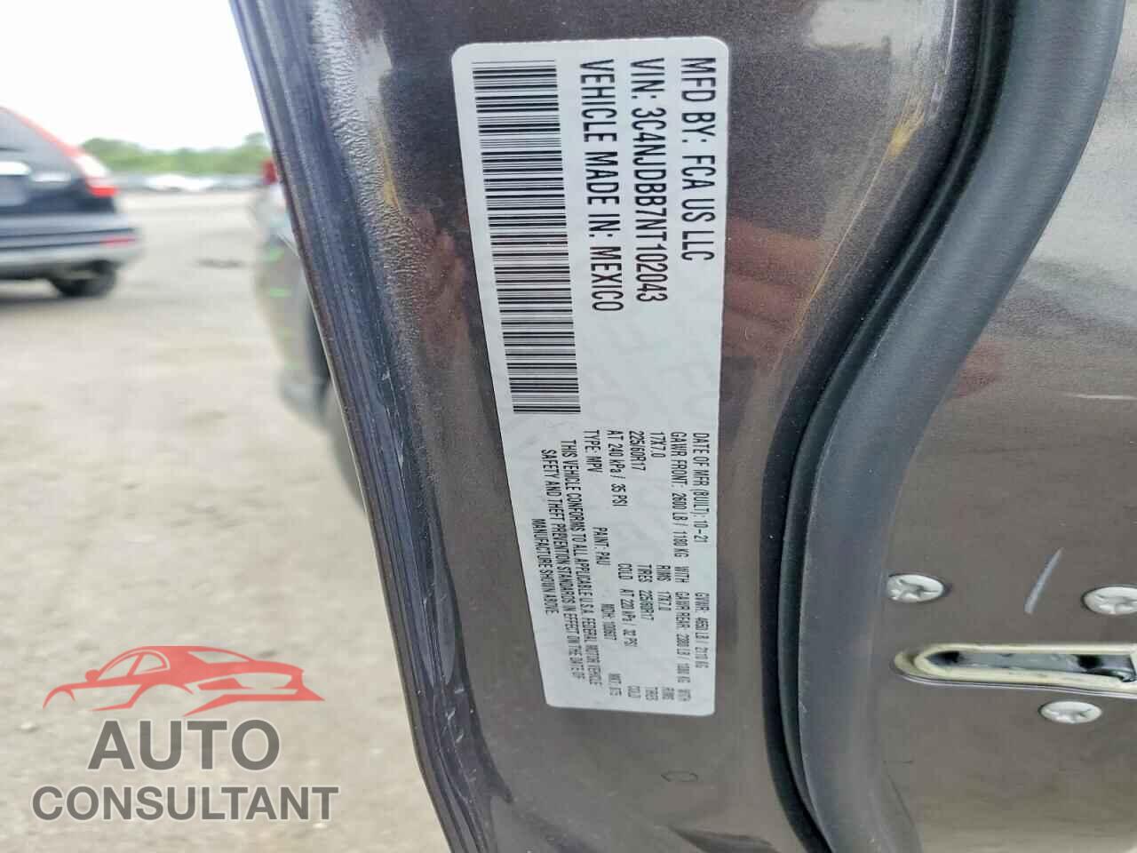 JEEP COMPASS 2022 - 3C4NJDBB7NT102043