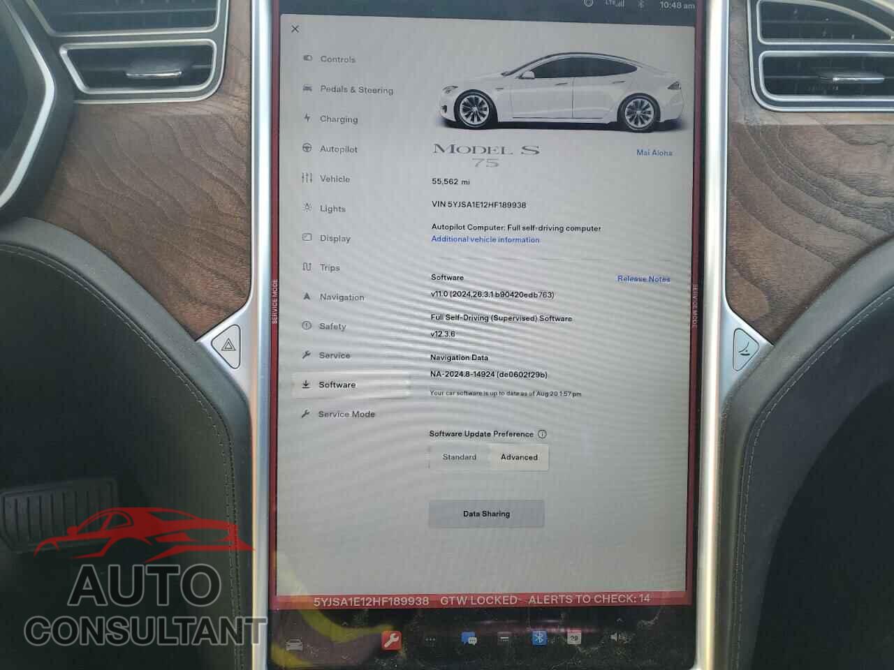 TESLA MODEL S 2017 - 5YJSA1E12HF189938