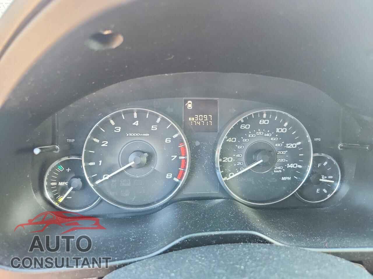 SUBARU OUTBACK 2012 - 4S4BRBKC7C3201474
