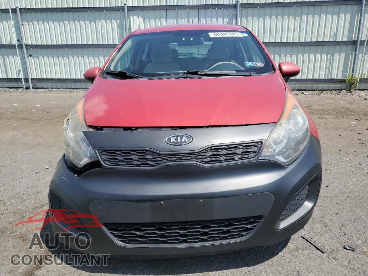 KIA RIO 2012 - KNADM5A3XC6029208