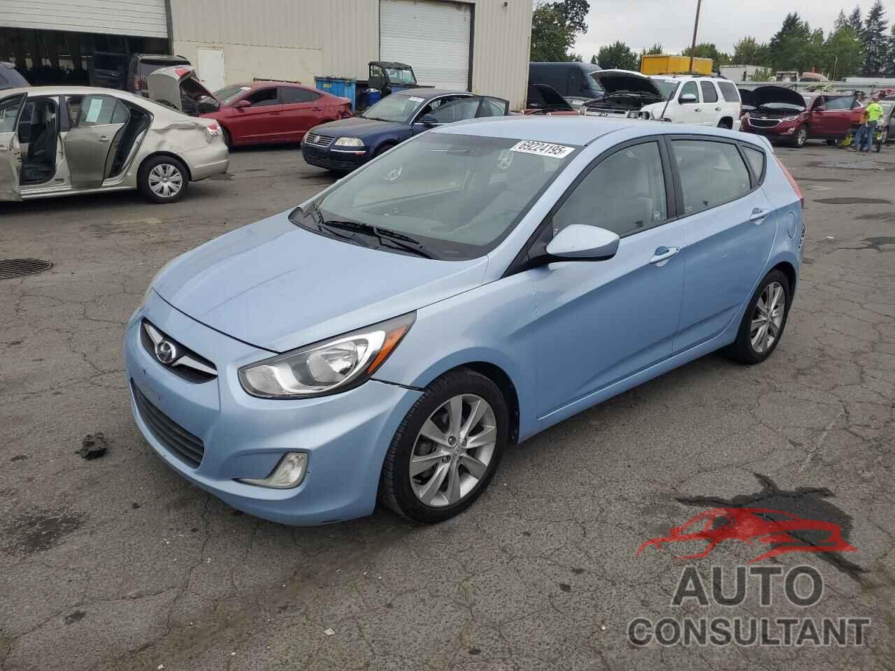 HYUNDAI ACCENT 2012 - KMHCU5AE7CU025821