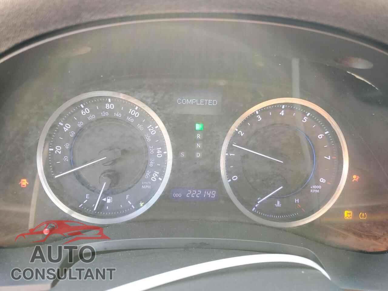 LEXUS IS 2012 - JTHBF5C2XC5162497