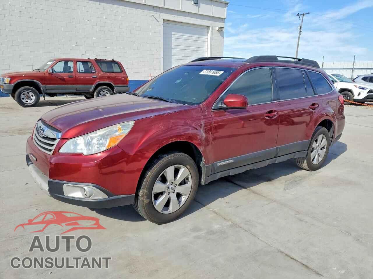 SUBARU OUTBACK 2012 - 4S4BRDKC4C2231484