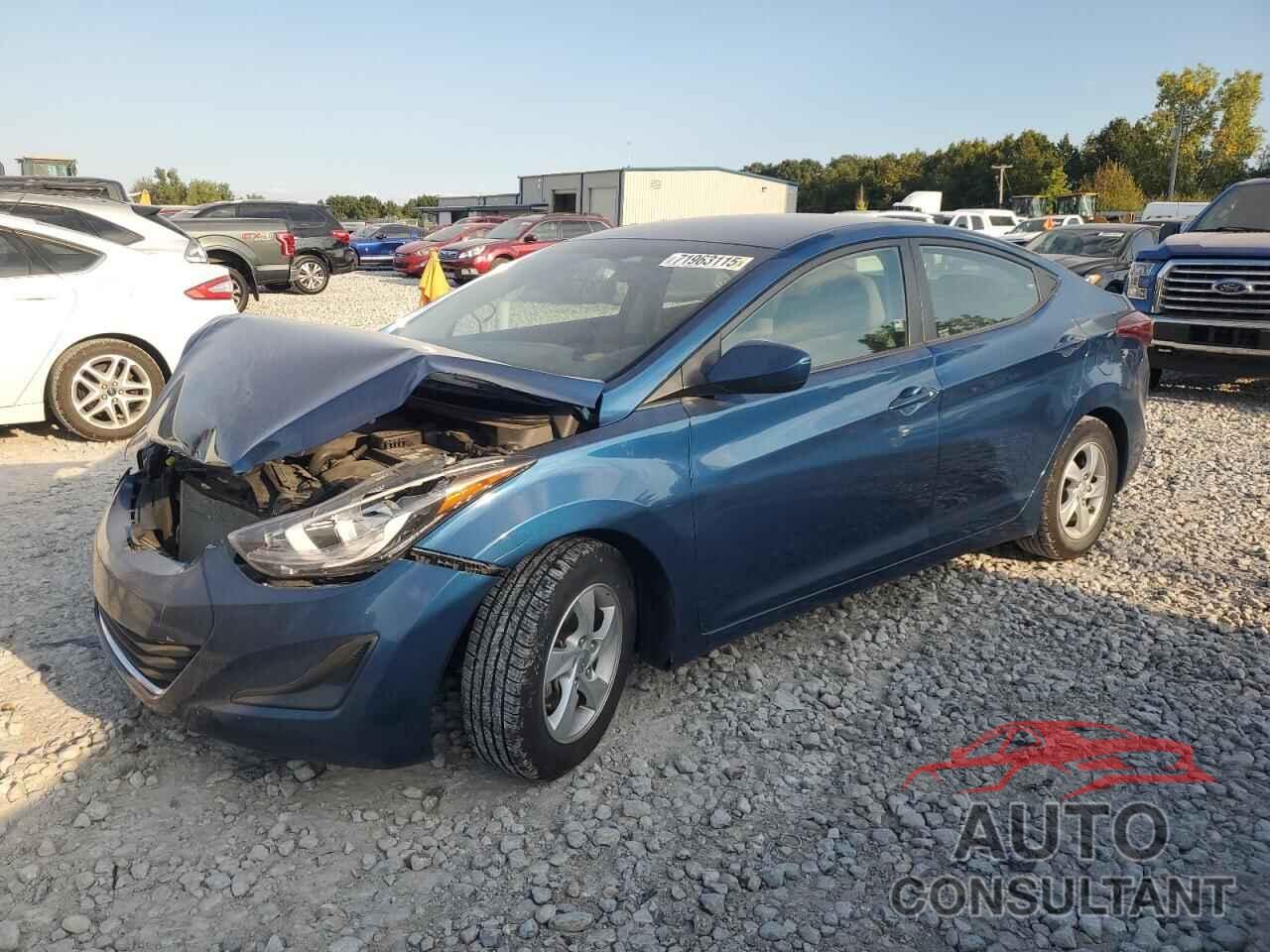 HYUNDAI ELANTRA 2014 - KMHDH4AE1EU038120