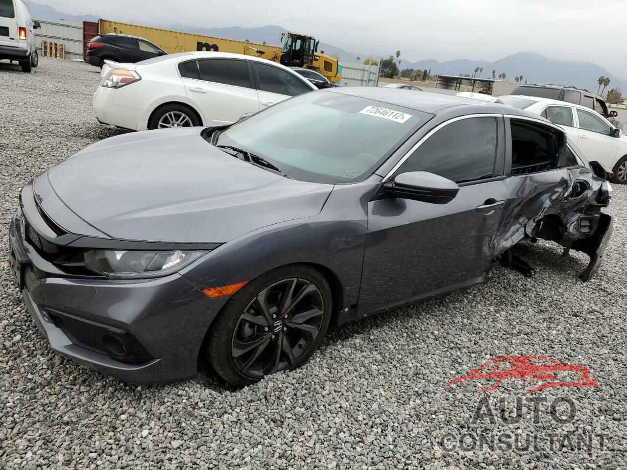 HONDA CIVIC 2020 - 2HGFC2F8XLH542301