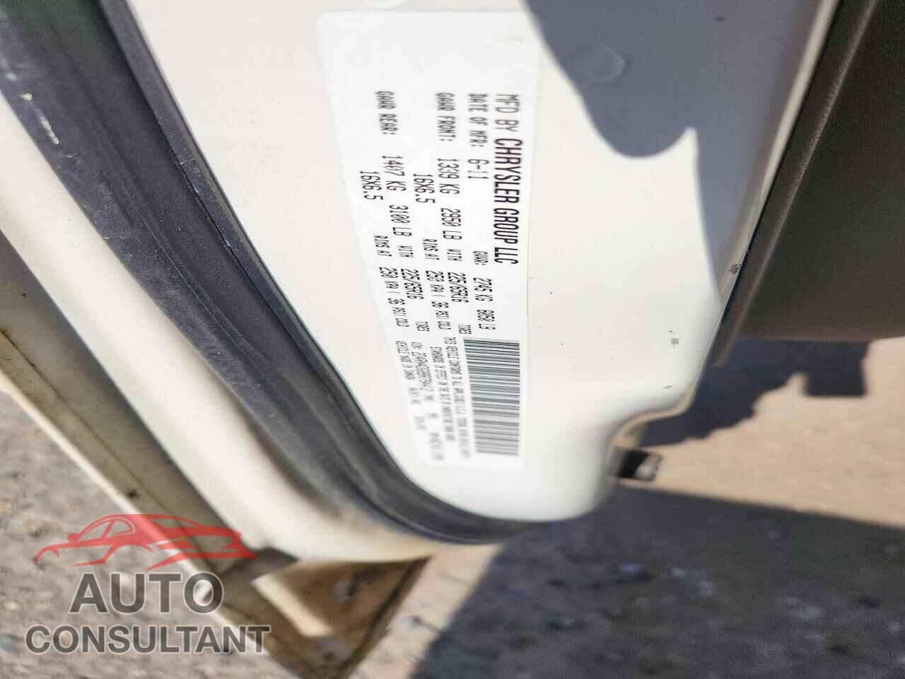 DODGE CARAVAN 2011 - 2D4RN4DG8BR794412
