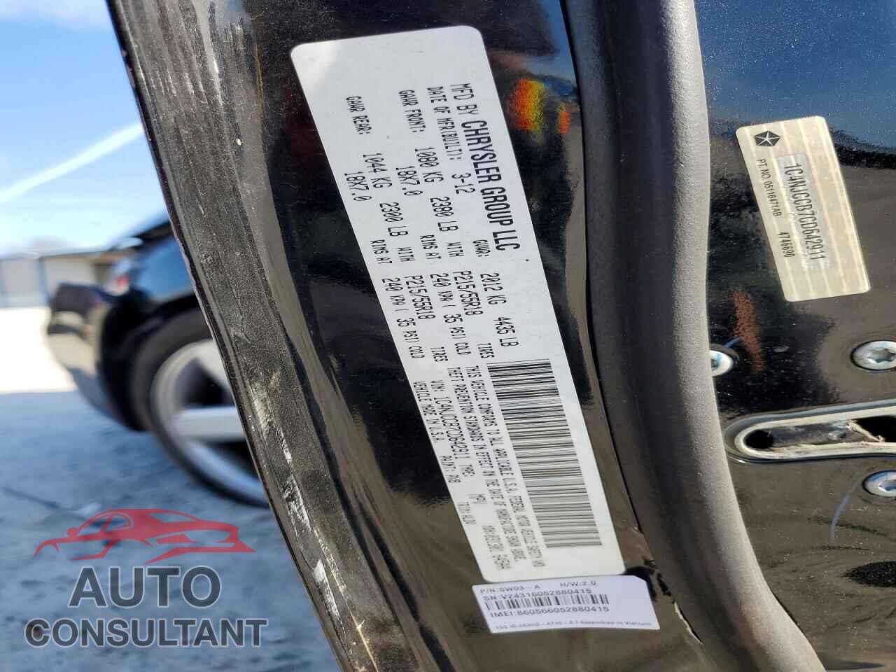 JEEP COMPASS 2012 - 1C4NJCCB7CD642911