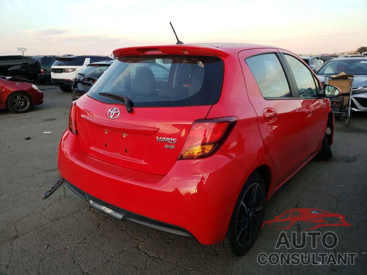 TOYOTA YARIS 2015 - VNKKTUD39FA036274