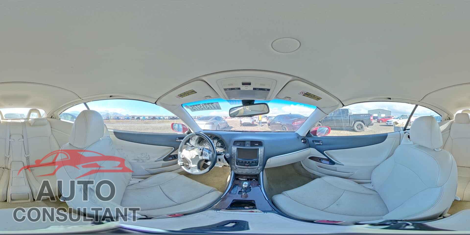 LEXUS IS 2012 - JTHFF2C27C2525520