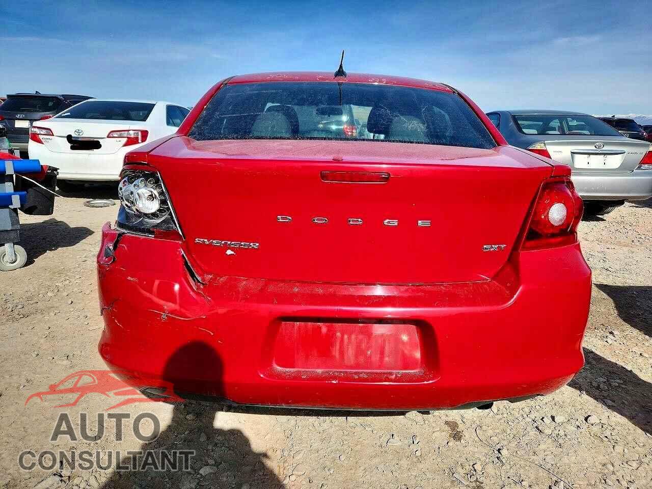 DODGE AVENGER 2013 - 1C3CDZCB2DN521396