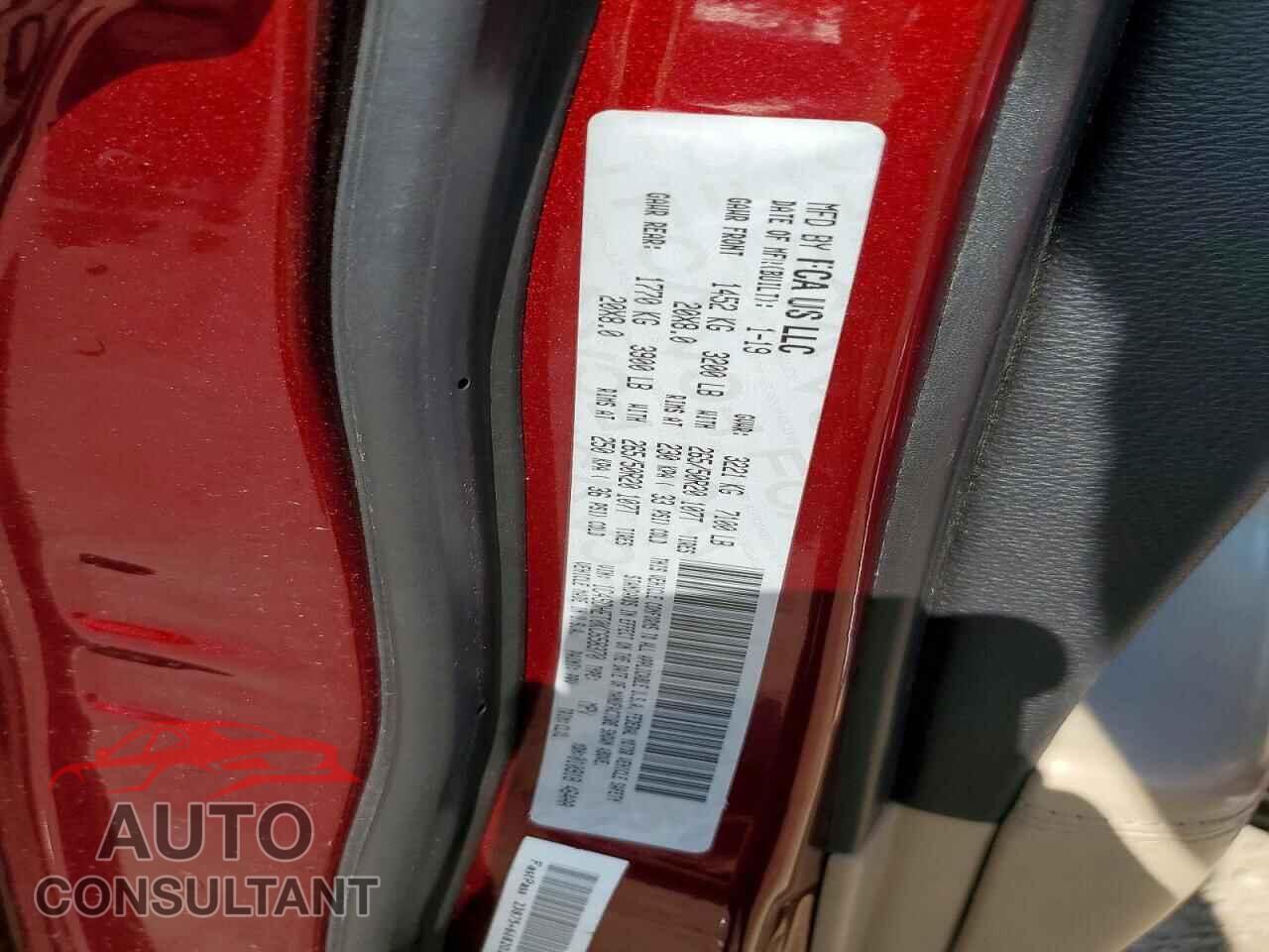 DODGE DURANGO 2019 - 1C4SDHET0KC658370