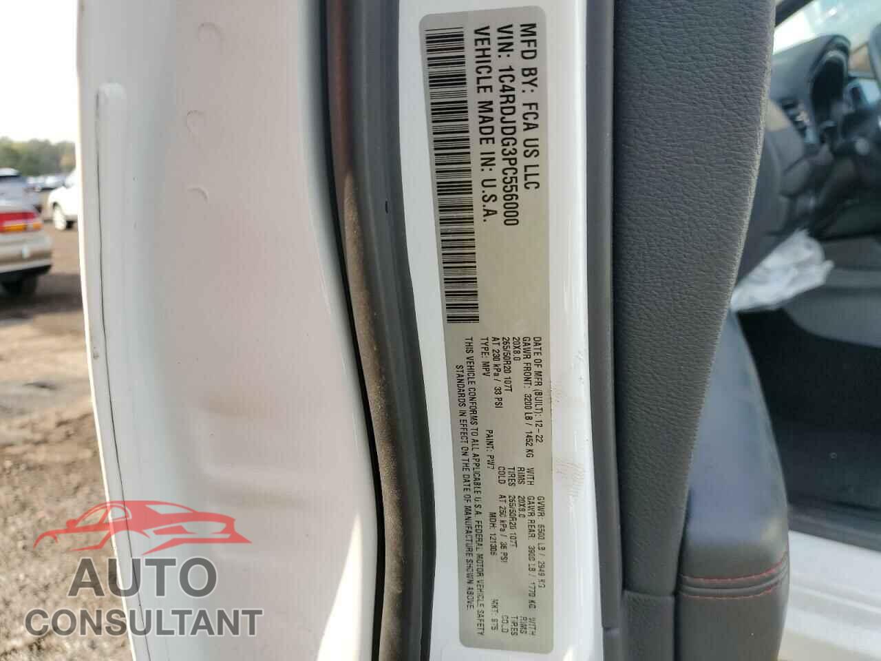DODGE DURANGO 2023 - 1C4RDJDG3PC556000