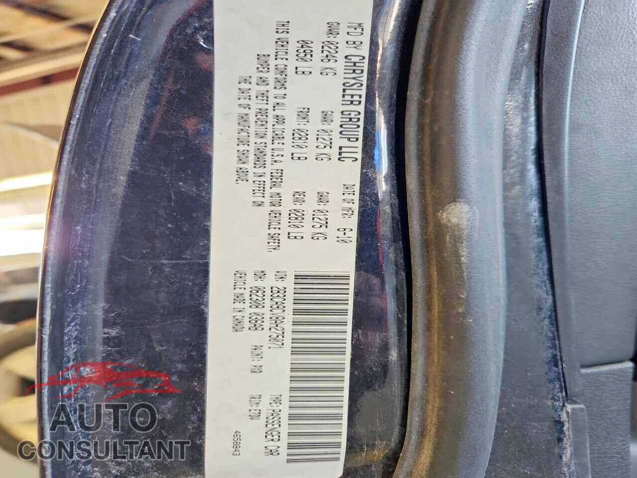 DODGE CHARGER 2010 - 2B3CA9CV8AH275071