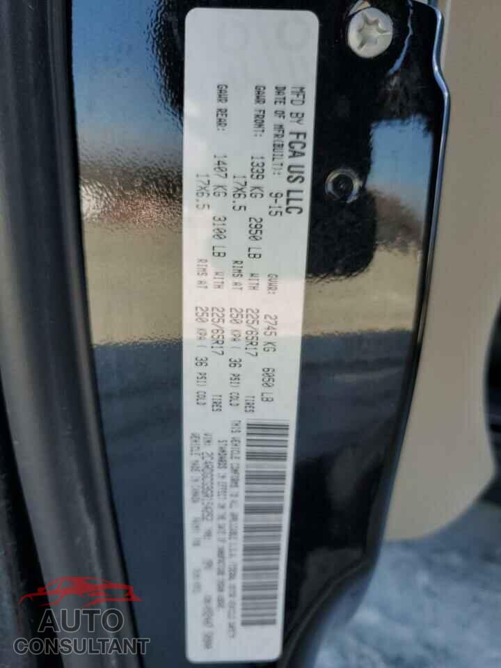 DODGE CARAVAN 2016 - 2C4RDGCG9GR154252