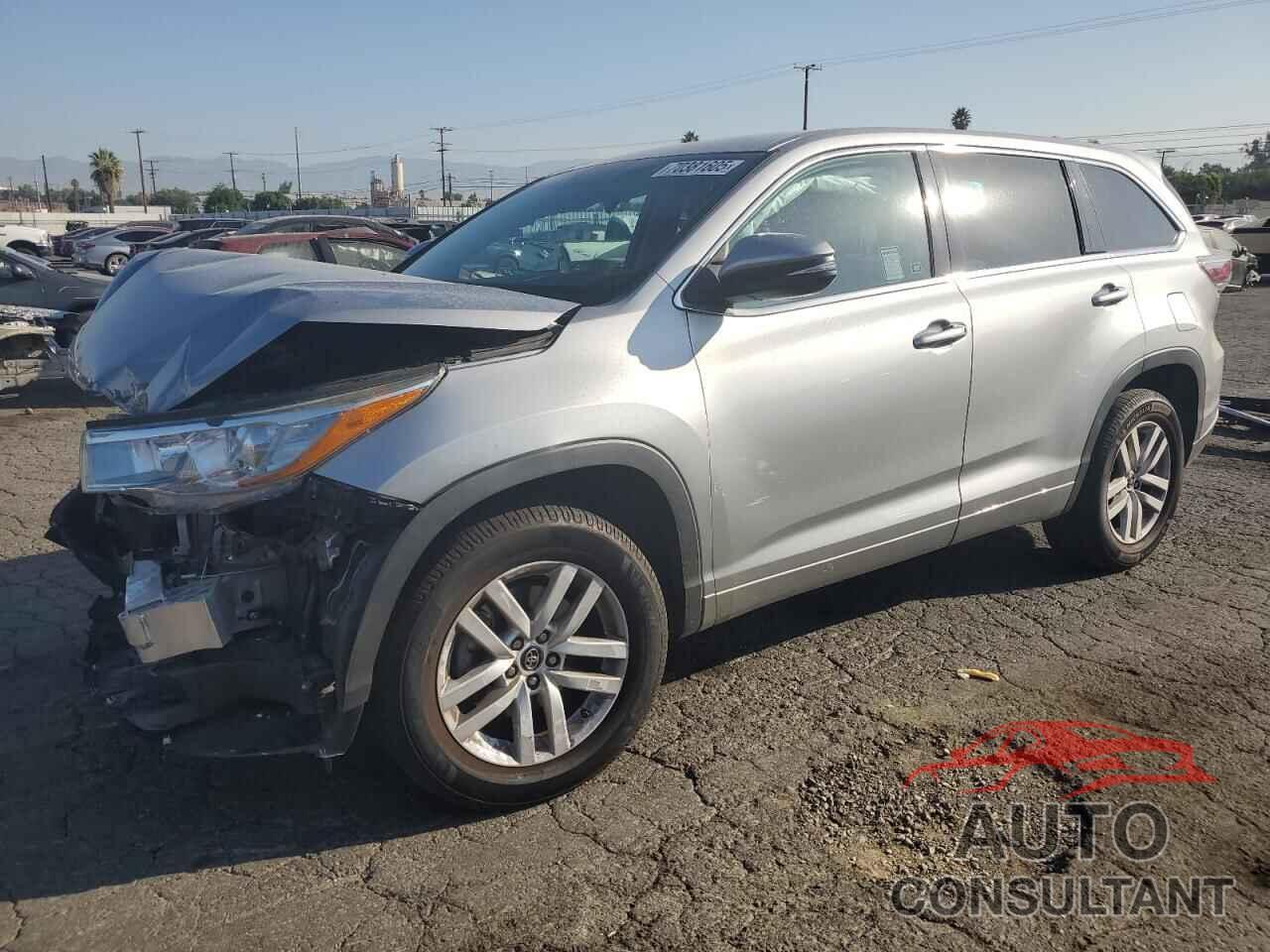 TOYOTA HIGHLANDER 2016 - 5TDZKRFH1GS180423