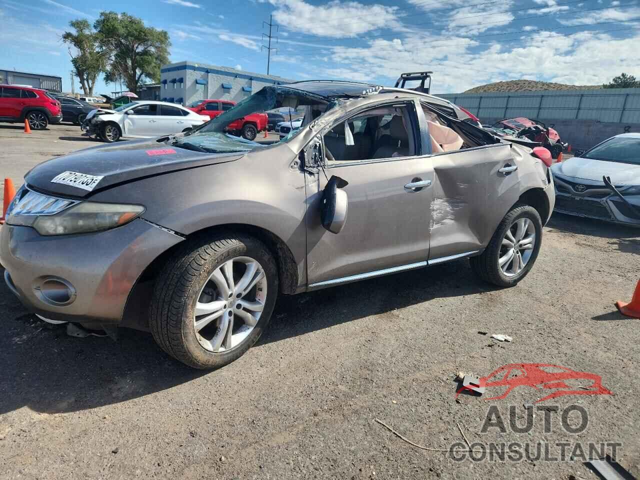 NISSAN MURANO 2009 - JN8AZ18W39W207067