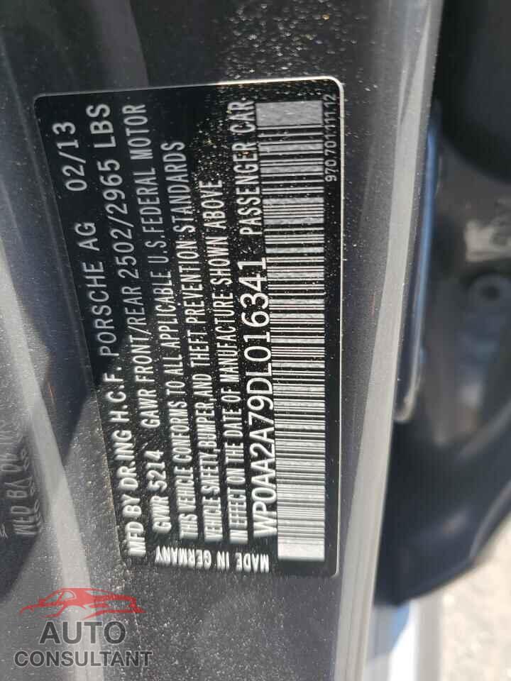 PORSCHE PANAMERA 2013 - WP0AA2A79DL016341