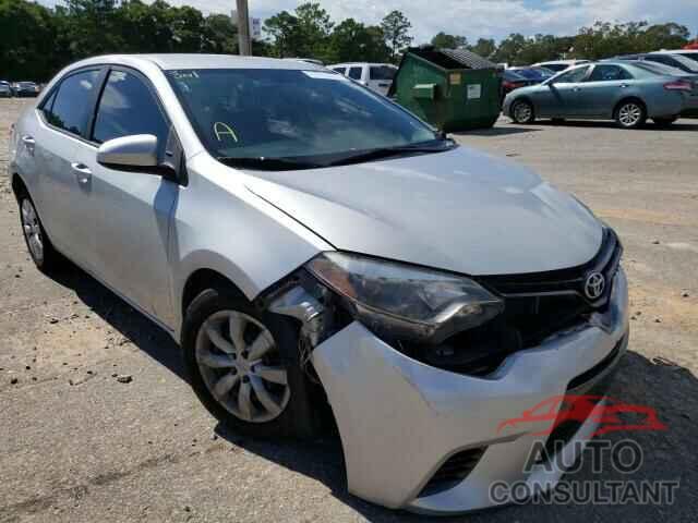 TOYOTA COROLLA 2016 - 2T1BURHE2GC687063