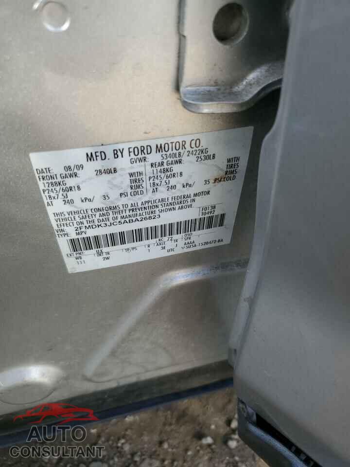 FORD EDGE 2010 - 2FMDK3JC5ABA26823
