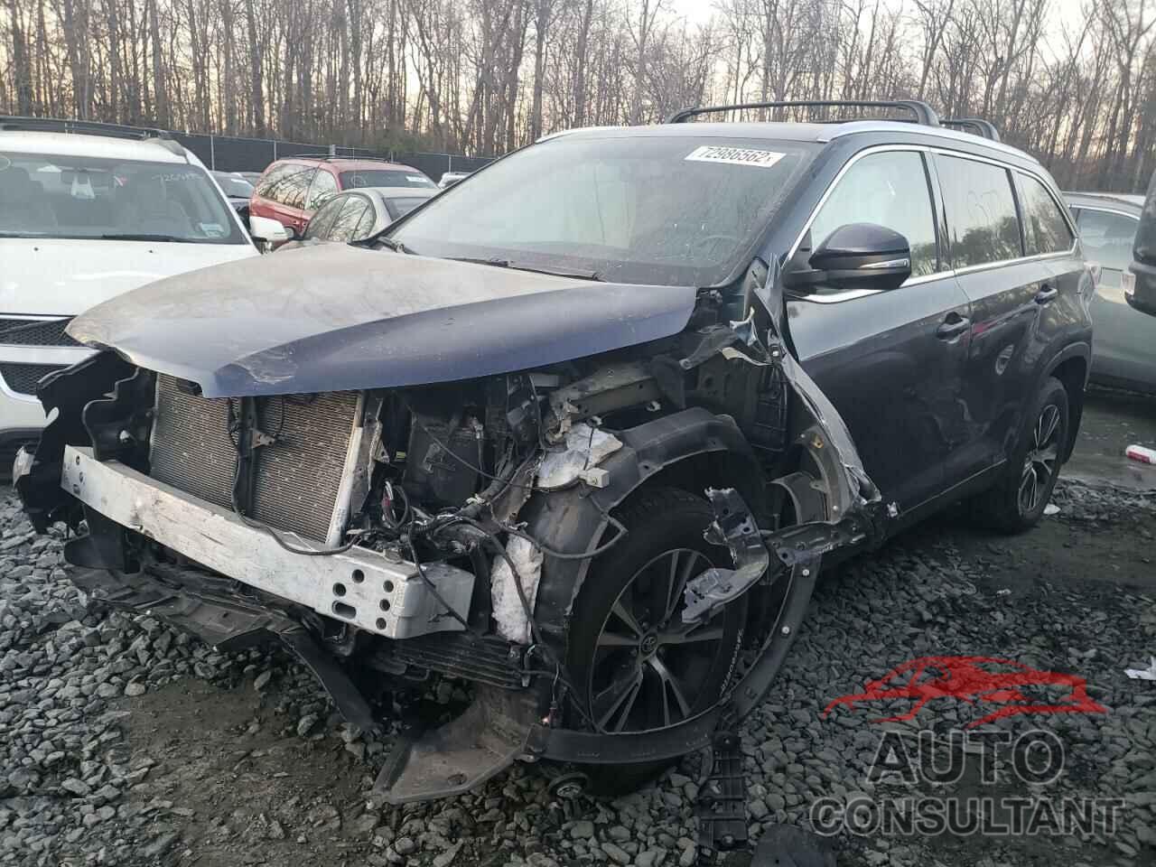 TOYOTA HIGHLANDER 2016 - 5TDJKRFH3GS248704