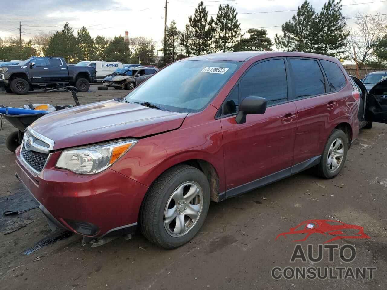 SUBARU FORESTER 2016 - JF2SJAAC8GG480117