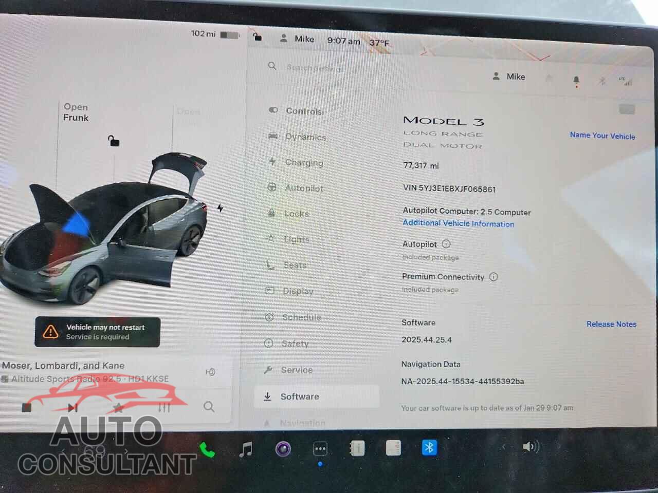 TESLA MODEL 3 2018 - 5YJ3E1EBXJF065861