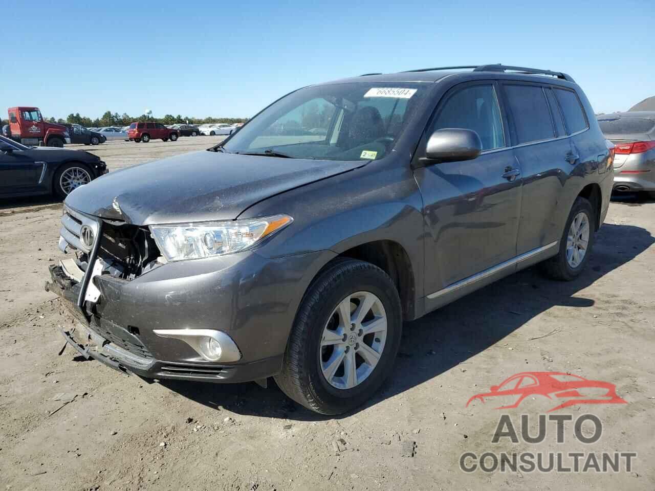 TOYOTA HIGHLANDER 2013 - 5TDBK3EHXDS270567