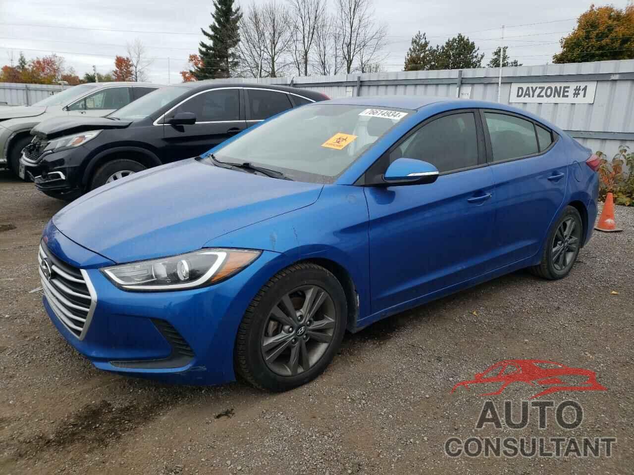 HYUNDAI ELANTRA 2017 - KMHD84LF5HU222387