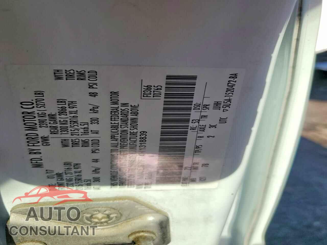 FORD TRANSIT 2017 - NM0LS7F74H1318839