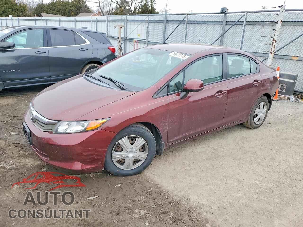 HONDA CIVIC 2012 - 19XFB2F53CE353959