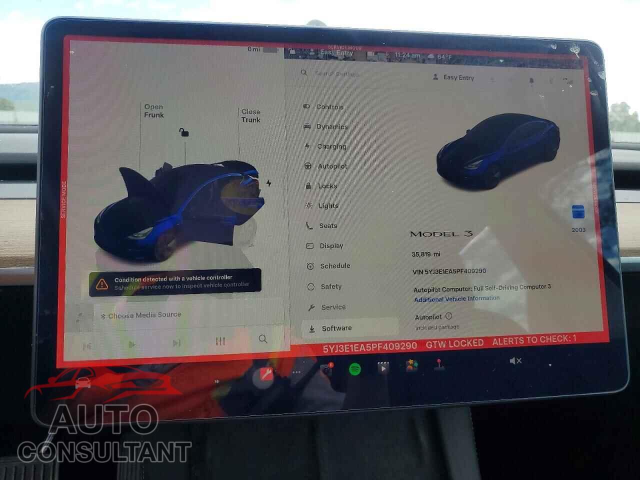 TESLA MODEL 3 2023 - 5YJ3E1EA5PF409290