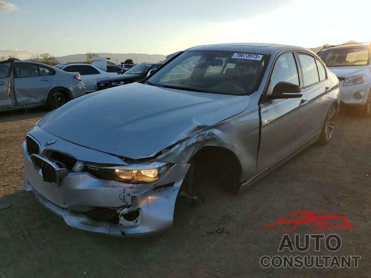 BMW 3 SERIES 2015 - WBA3C1C5XFK124742