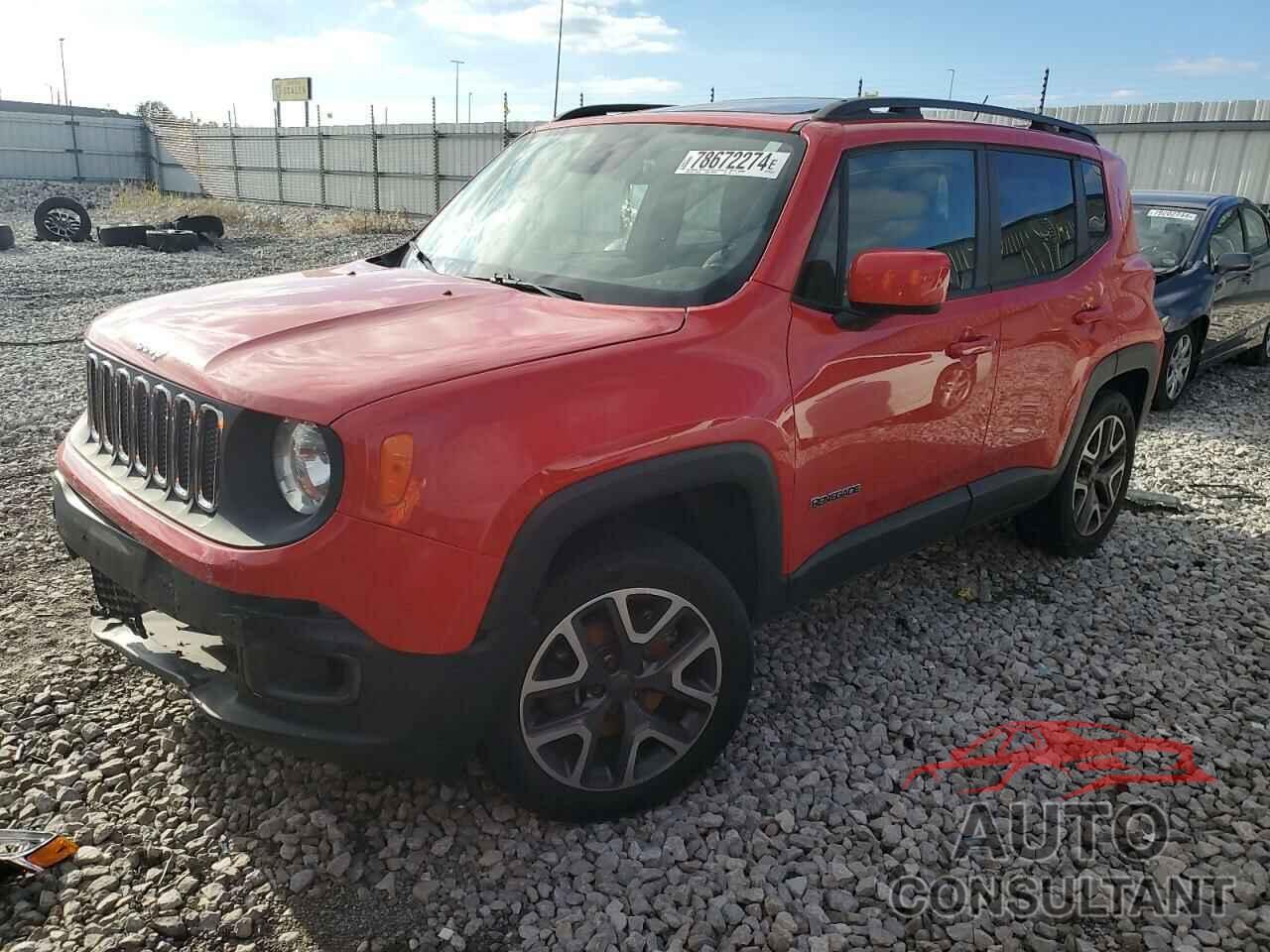 JEEP RENEGADE 2015 - ZACCJBBT0FPB64454