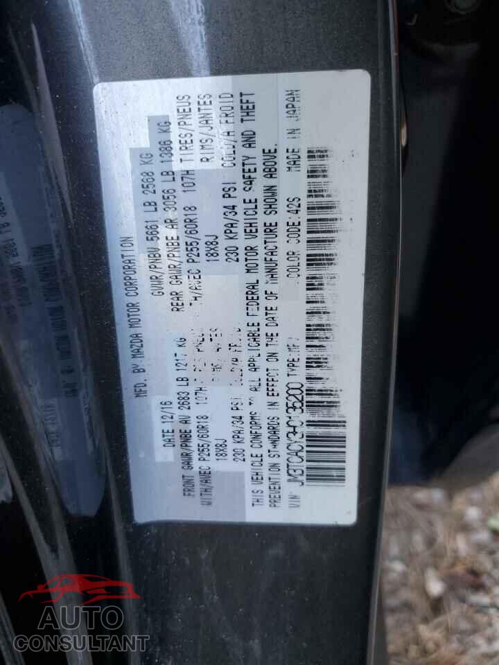 MAZDA CX-9 2017 - JM3TCACY3H0135200