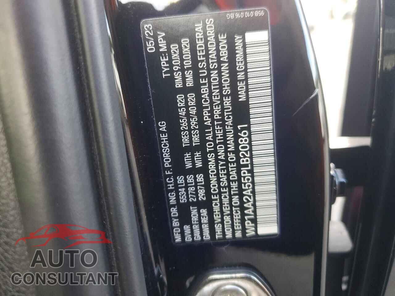 PORSCHE MACAN 2023 - WP1AA2A55PLB20861