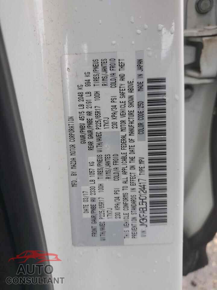 MAZDA CX-5 2017 - JM3KFABL5H0124417