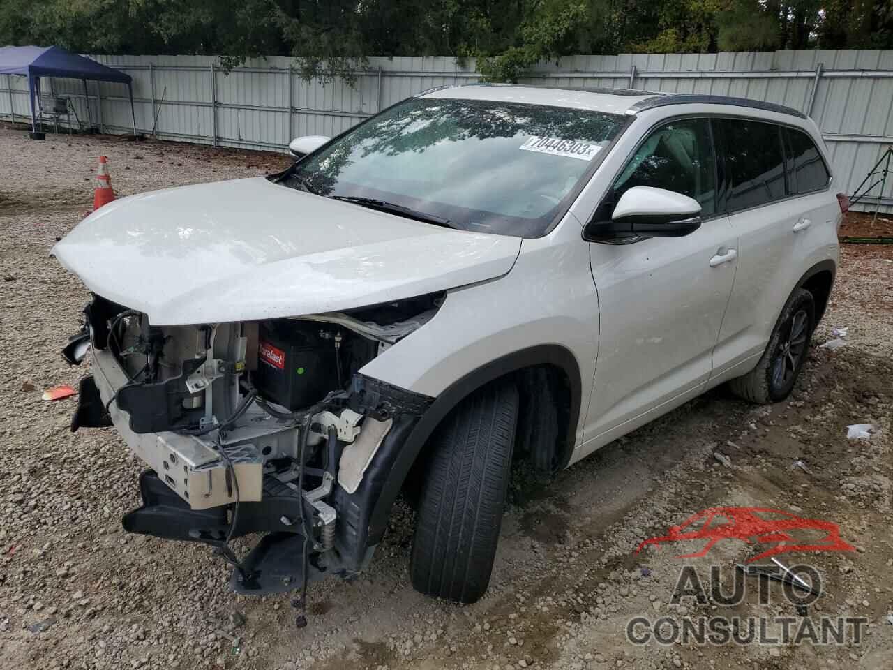 TOYOTA HIGHLANDER 2018 - 5TDKZRFH8JS279017